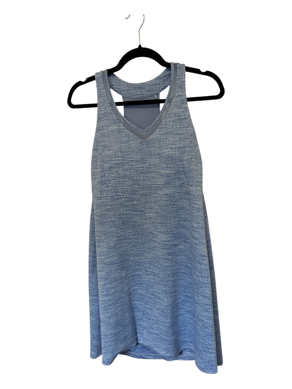 Mondetta Heathered Light Blue Racerback Athletic Dress with Built In Bra